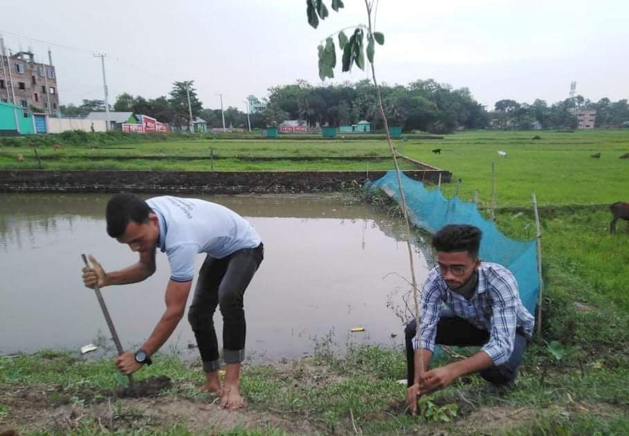 বিশ্ব পরিবেশ দিবসে ভিক্টোরি অব হিউম্যানিটির বৃক্ষরোপণ