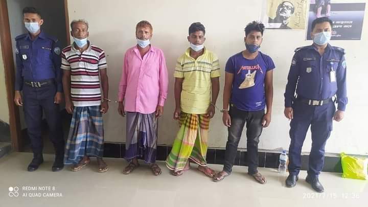 লালমাইয়ে – ৩৭ শ ইয়াবাসহ ৩ মাদক ব্যবসায়ী আটক