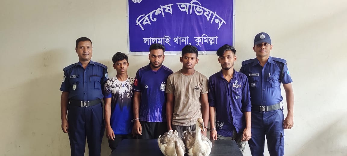 লালমাইয়ে অটোসহ চোর চক্রের চার সদস্য গ্রেপ্তার