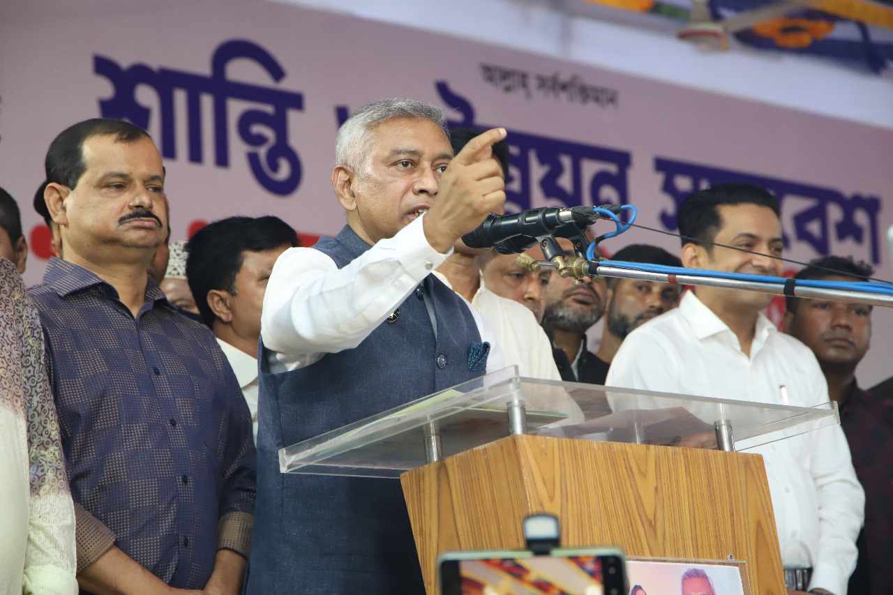 শফিউদ্দিন শামীমের নেতৃত্বে শান্তি ও উন্নয়ন সমাবেশ