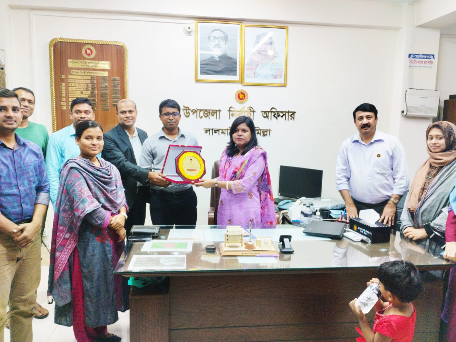 লালমাই অফিসার্স ক্লাব কর্তৃক বিদায় সংবর্ধনা অনুষ্ঠিত