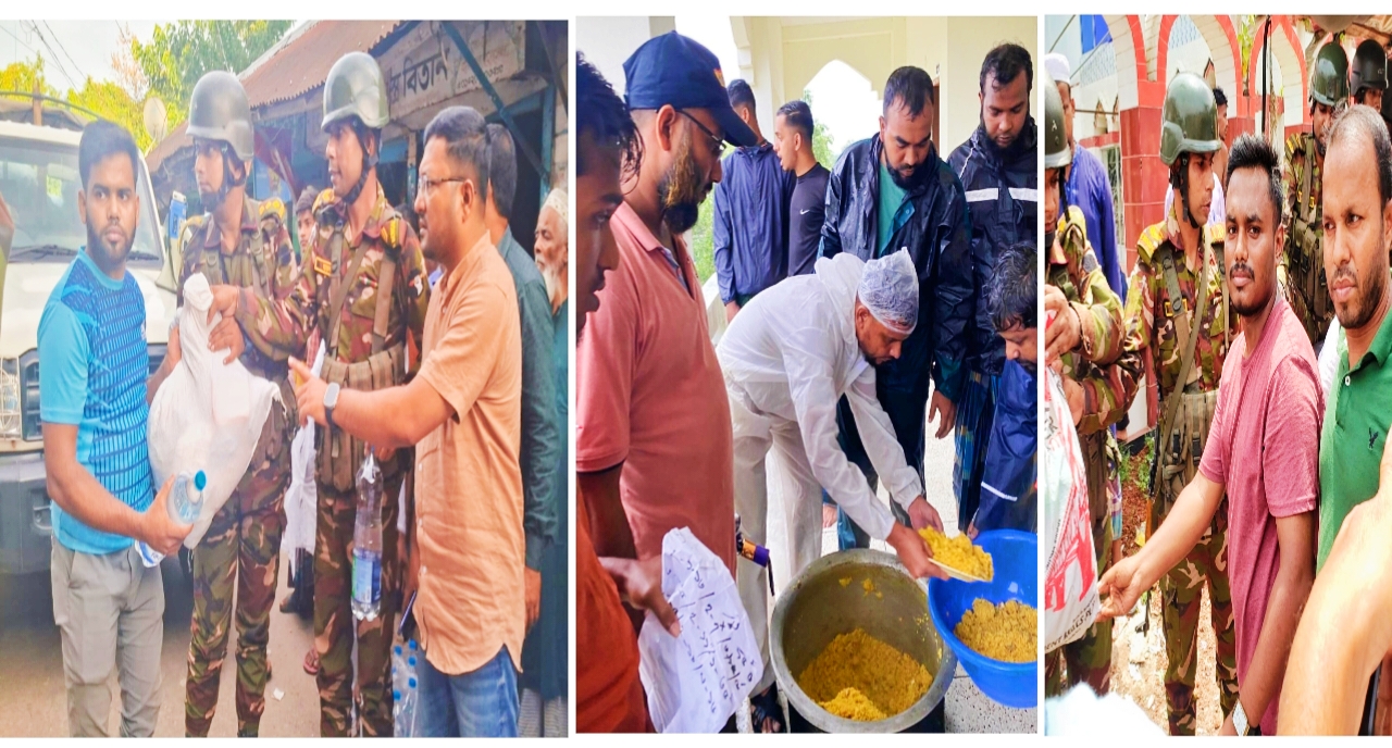 লালমাইয়ে বর্নাত্যদের সেবায় প্রশাসন ও বিভিন্ন সংগঠনের ভূমিকা